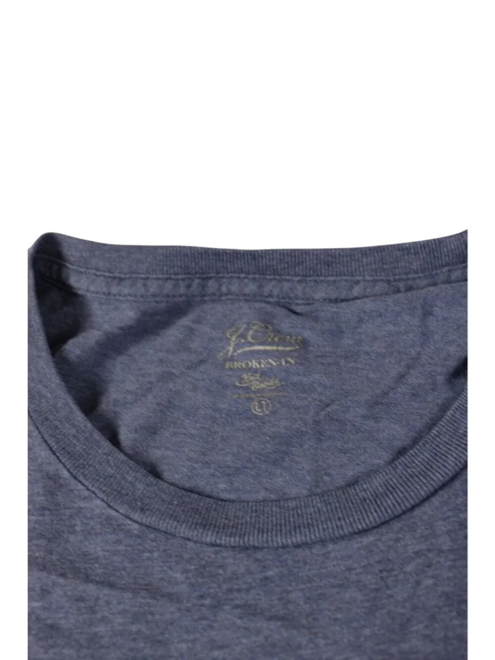 J. Crew Broken-In Navy Blue Crewneck T-Shirt Mens L